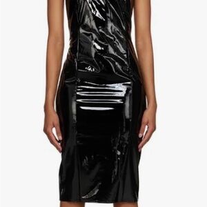Wolford Latex Black  Dress sz36